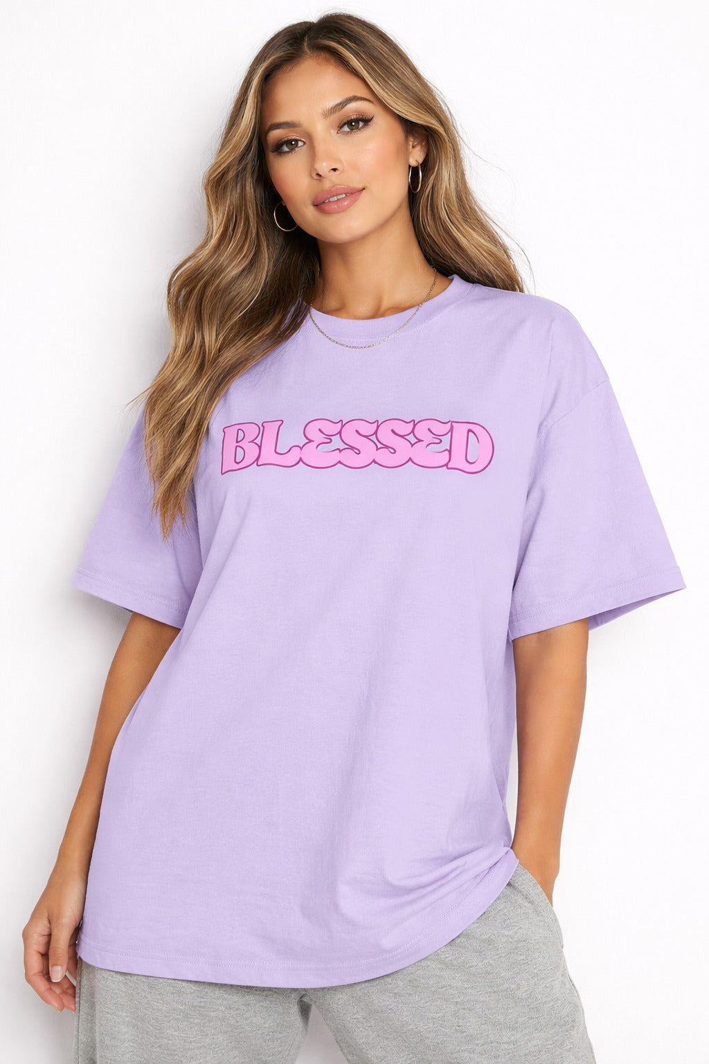 FNC Studios “Blessed” Oversized T-Shirt – Statement Streetwear Tee